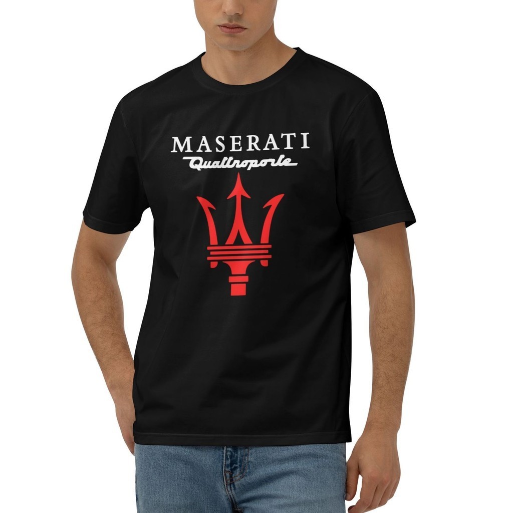 瑪莎拉蒂 Quattroporte Personality 最新男士 100% 棉 T 恤