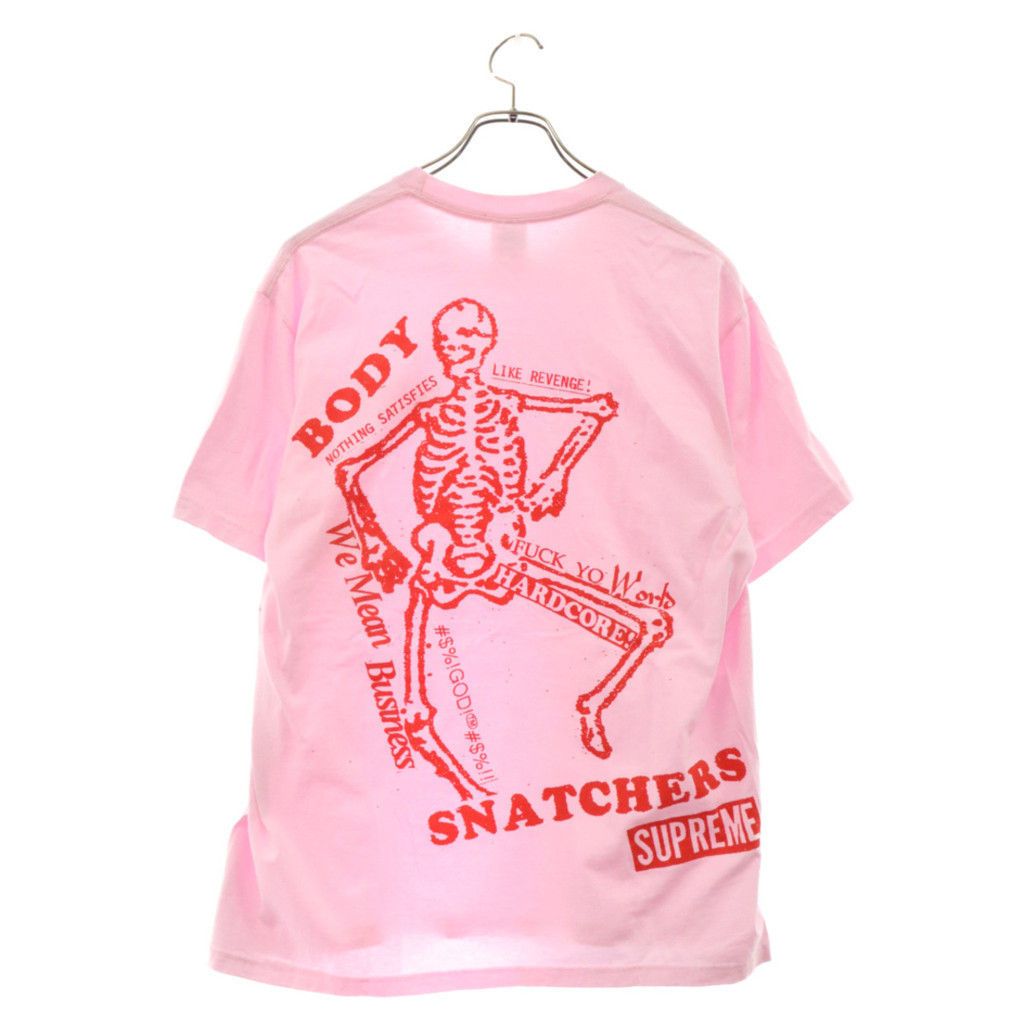 Supreme針織上衣 T恤 襯衫二十三 頭骨 粉色 框 短袖 日本直送 二手