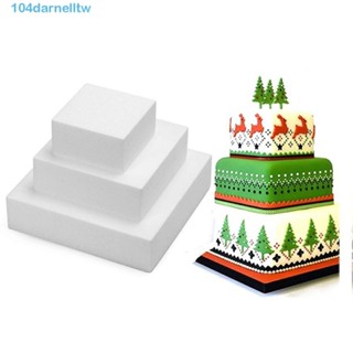 DARNELLTW蛋糕泡沫模具工藝婚禮裝潢正方形烤箱聚苯乙烯廚房配件DIY模式