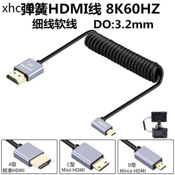 熱賣. HDMI 2.1 纖細短線 BMPCC 8K 60P GH5 FX3 阿童木 atomos 監視器