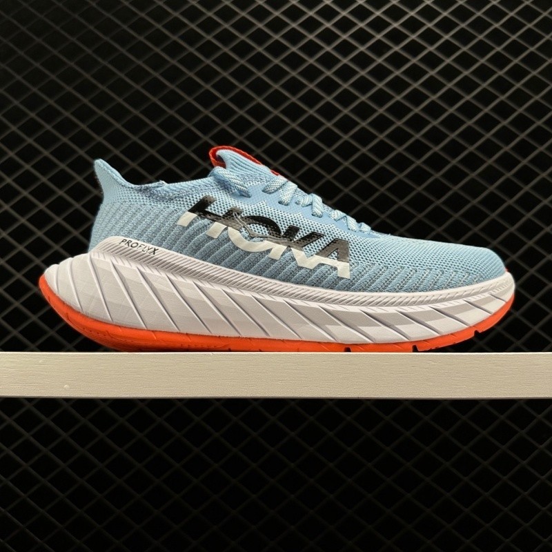 Hoka One carbon X3 男女通用輕便透氣跑鞋,男女專業緩震跑鞋,尺碼 36-45