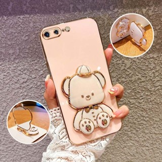 外殼防震手機殼相容 Iphone 6 6S 7 8 Plus SE 2020 可愛 3D Hatted Baby Bea