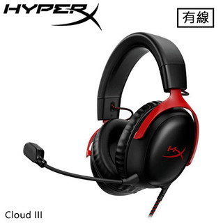 HyperX Cloud III 電競耳麥 黑紅 727A9AA原價 3140 (省 850)