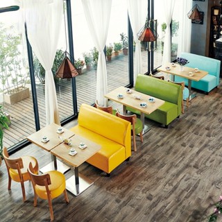 「Baby Time」工業風桌椅 實木桌 甜品奶茶店桌椅組合 商用桌椅 定製咖啡廳桌椅