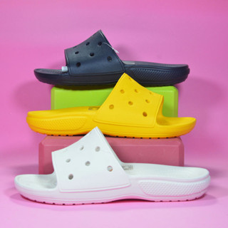 Crocs 洞洞鞋 經典款一字拖 拖鞋 海灘鞋 輕便男女拖鞋 休閒鞋 夏季時尚 外穿防滑舒適拖鞋