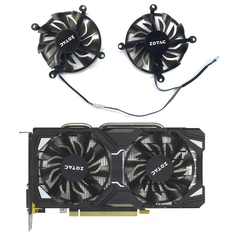 ZOTAC 全新 86MM 4PIN P106-100 GTX 1060 GPU 風扇適用於索泰 GTX 1060 GT