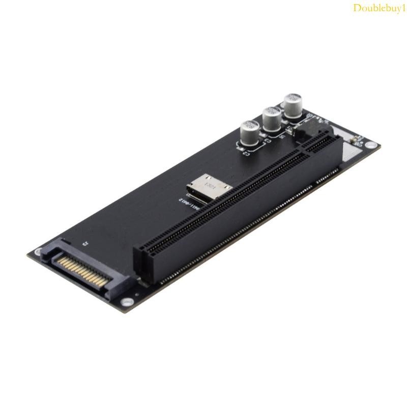 Dou SFF-8611 8612 Nvme M 2 SSD轉Pcie 4 0 X16適配器擴展卡Pcie X4轉接卡外