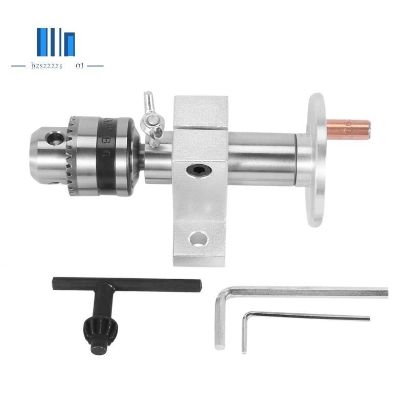 帶卡盤diy配件的活車床中心頭用於迷你車床旋轉中心木工工具