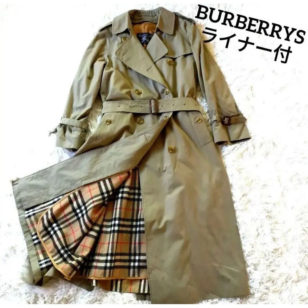 Burberry 博柏利 外套 長版風衣 大衣 羊毛 mercari 日本直送 二手
