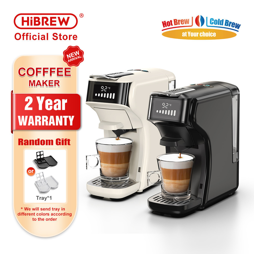 Hibrew Capsule 咖啡機 6 合 1 熱/冷多個 Espresso Cafetera 卡布奇諾咖啡機 Dol