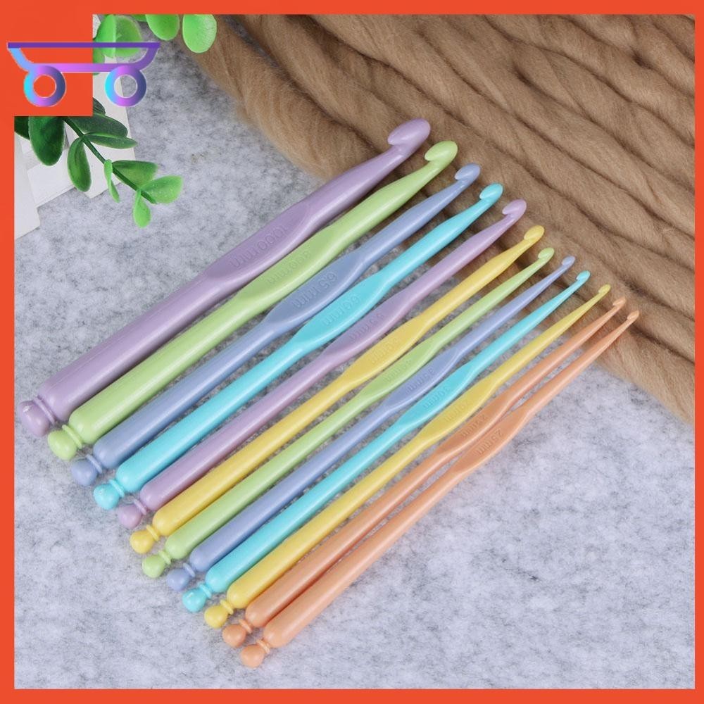 [littlestars.tw] 12支塑膠鉤針編織針編織工藝套裝