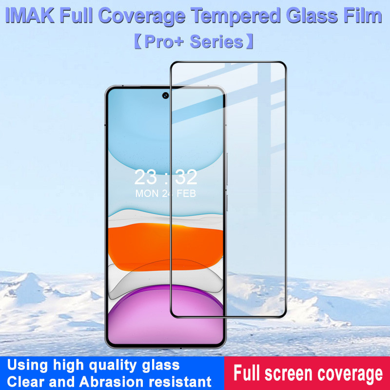 適用於 Vivo IQOO 12 - IMAK Pro+ 系列全覆蓋鋼化玻璃屏幕保護膜