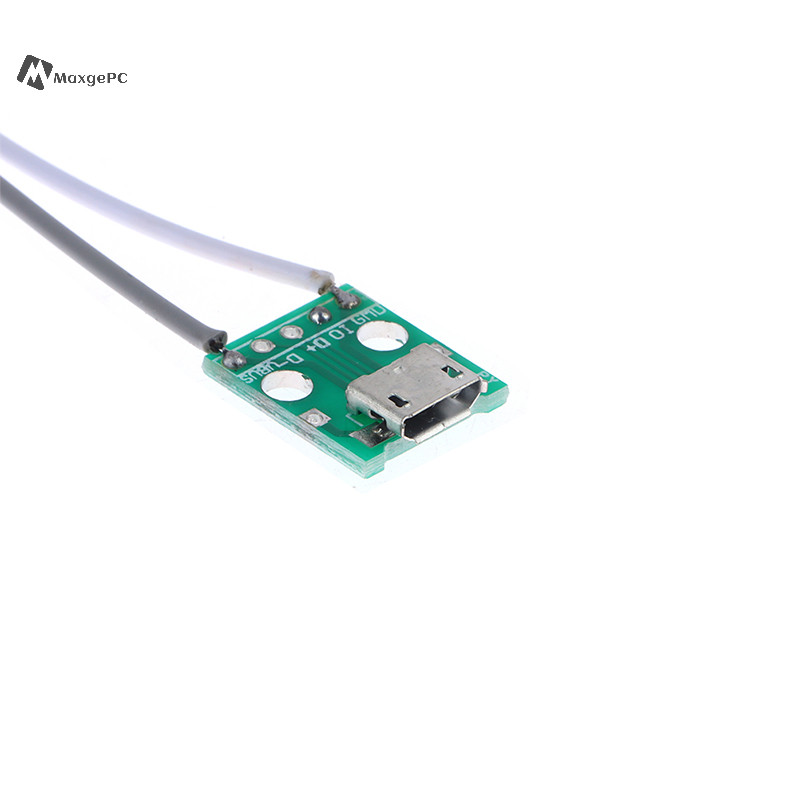 Maxgepc Type-C Micro USB 轉 DIP 適配器母連接器 B 型 PCB 轉換器麵包板 USB-01