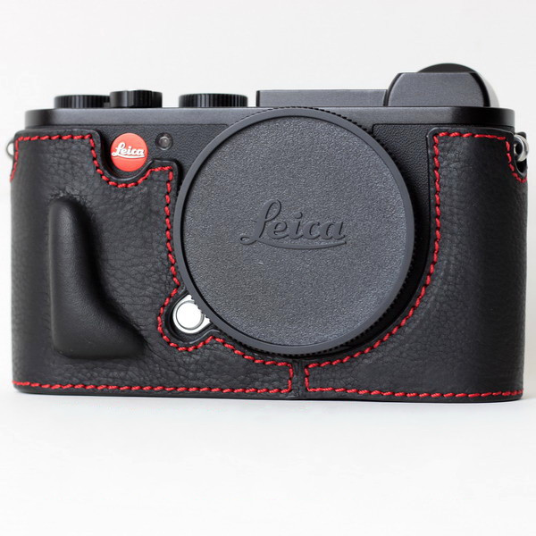 leica/徠卡CL皮套相機包保護套半套原裝包底坐配件真皮包頭層牛皮