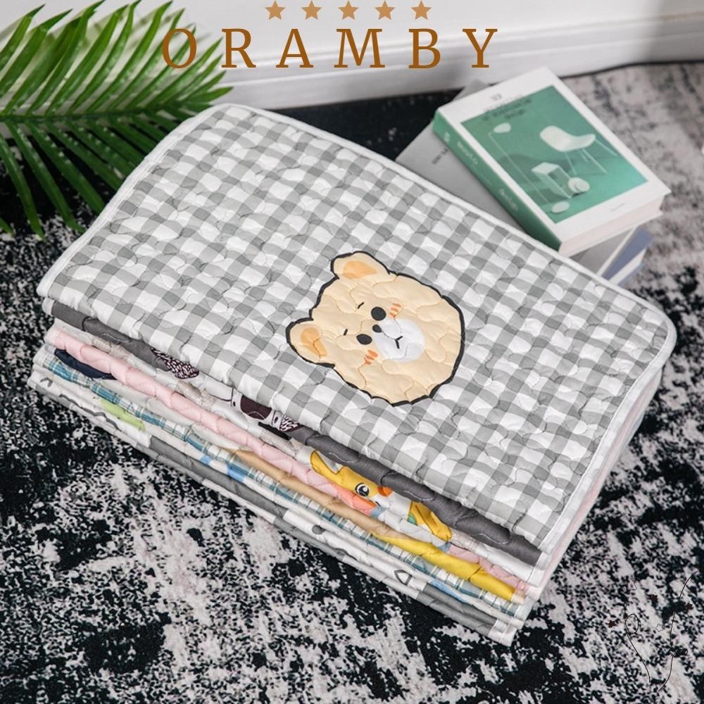 ORAMBEAUTY狗墊,軟透氣寵物夏季床墊,便攜式防滑拉絨棉布座墊