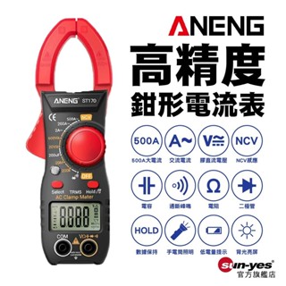 ANENG 高精度鉗形電流表ST170｜SY-337｜電流表/多功能電表/交流直流電表/鉗形表