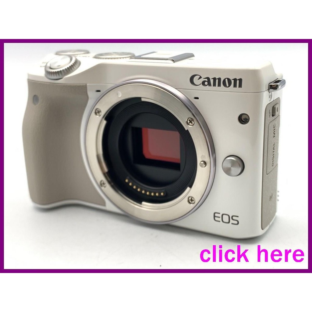 [點這裡][二手：A（狀況良好）] Canon EOS M3 機身白色 | 2449250023052