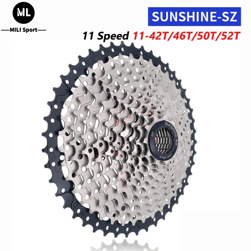 、Sunshine 11速 山地車飛輪 11 - 40/42/46/50/52T 適用於山地自行車 兼容Shimano