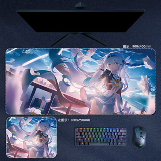Honkai Firefly滑鼠墊 Honkai Star Rail大號XXL滑鼠墊電腦鍵盤墊動漫遊戲配件桌墊