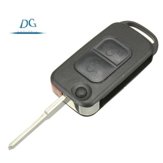 2 按鈕翻蓋遙控鑰匙包 HU64 Blade FOB 適用於 A C E S W168 W202 汽車