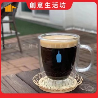 【現貨】杯子 陶瓷杯 咖啡杯 日本BLUEBOTTLE ARABICA清澄限定玻璃咖啡杯馬克杯