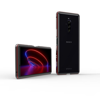 適用索尼Xperia1 Xperia 1 VII雙色金屬邊框 手機殼 SO-03L保護套 8170極光鎖螺絲J8110
