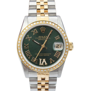 Rolex 勞力士日誌68273間黃金後鑲鑽後圈自動機械手錶女表