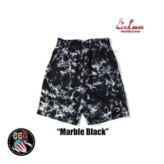 《美式工廠》美國 COOKMAN /Chef Pants short Marble Black 黑大理石