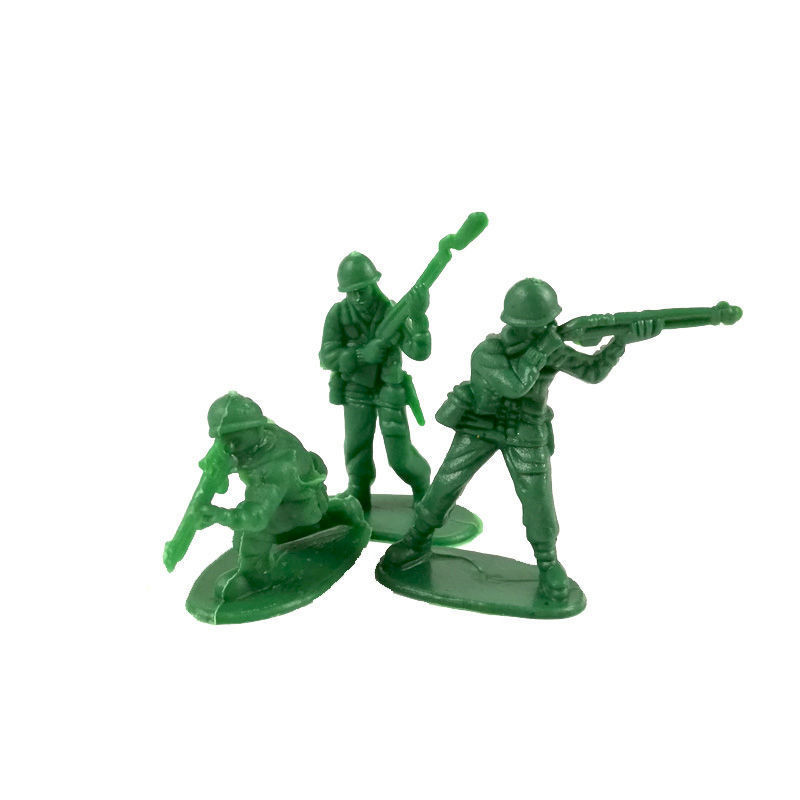 包郵小兵人模型二戰軍事沙盤塑膠阿兵哥兒童益智打仗玩具男孩套裝 JA9I