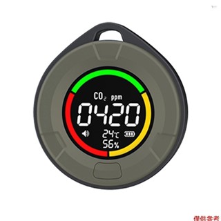Yot PTH-10C 迷你二氧化碳檢測儀,升級版空氣質量監測儀,時尚便攜的二氧化碳監測儀,適用於室內和旅行