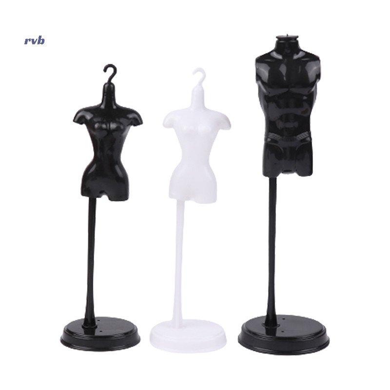 華麗的創新比例 1:6 迷你黑色白色展示架支架站立玩具娃娃配件連衣裙 DIY 衣服人體模型模型全新