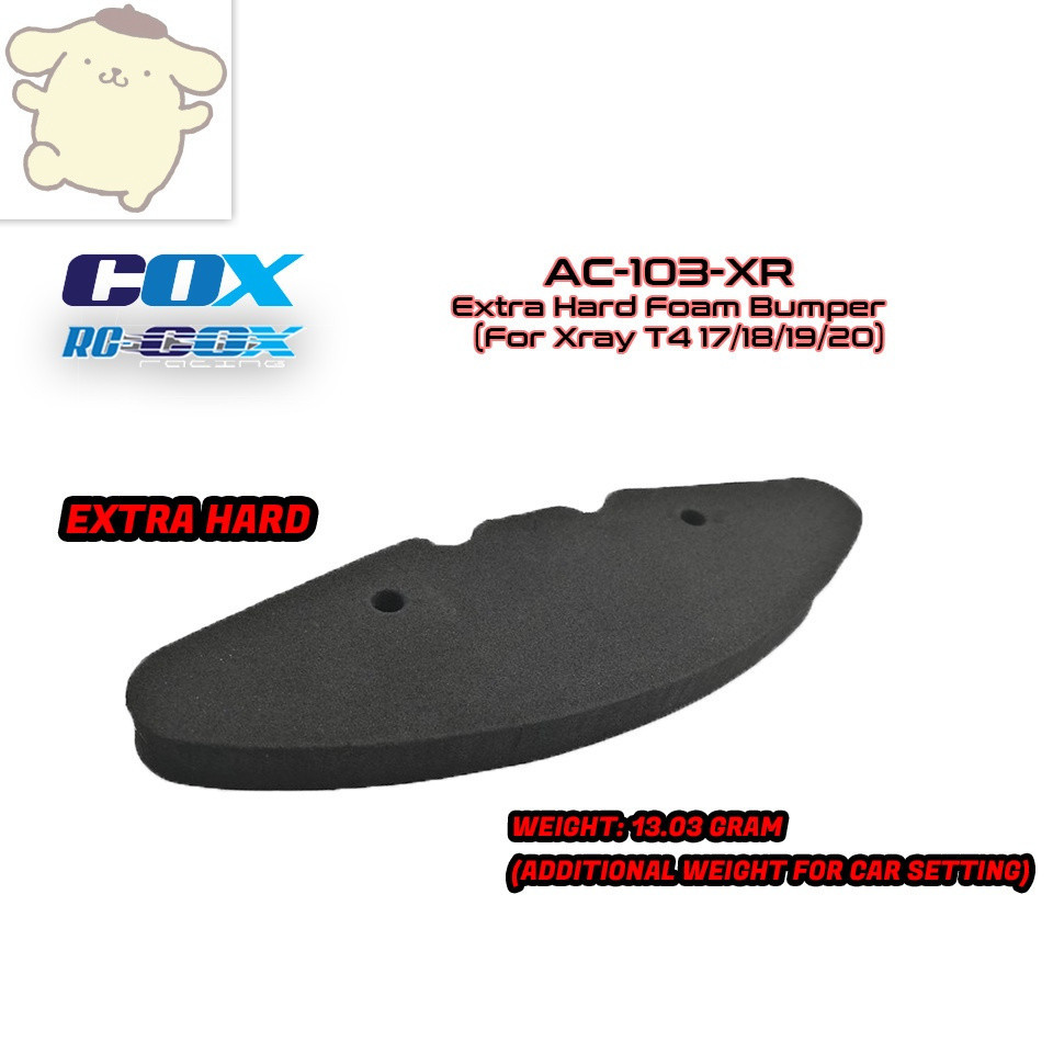 高達 RC-COX AC-103-XR 超硬泡沫保險槓（適用於 Xray T4 X4）