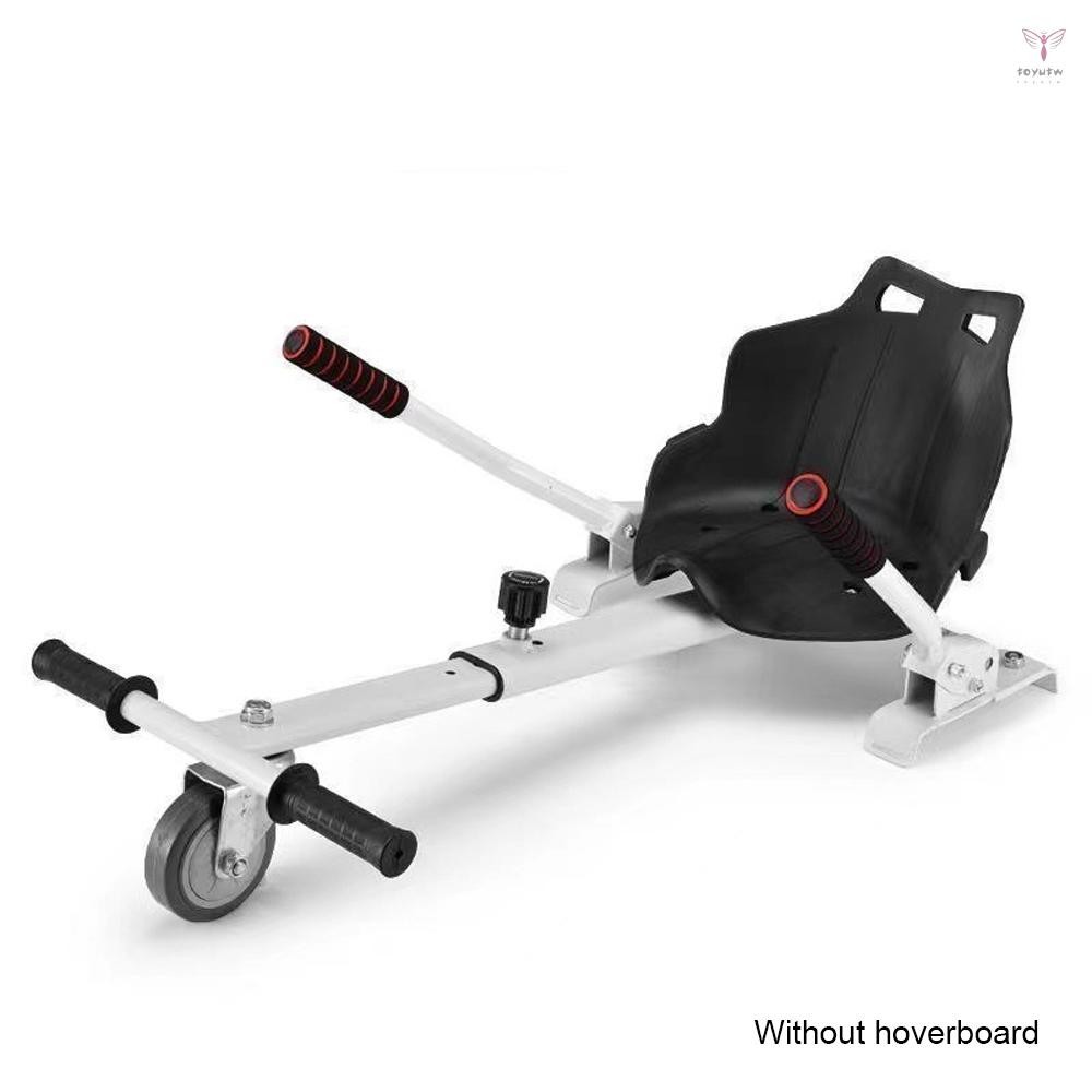 適用於所有 6"-10" 懸停板可調節附件的懸停板座椅附件卡丁車平衡滑板車配件,帶手動後輪控制