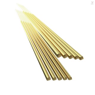 Uurig)10pcs黃銅焊絲電極1.6mm*333mm焊條無需焊粉