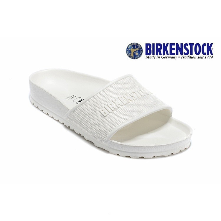 BIRKENSTOCK 勃肯男女經典eva防水拖鞋沙灘休閒鞋系列巴巴多斯白35-43