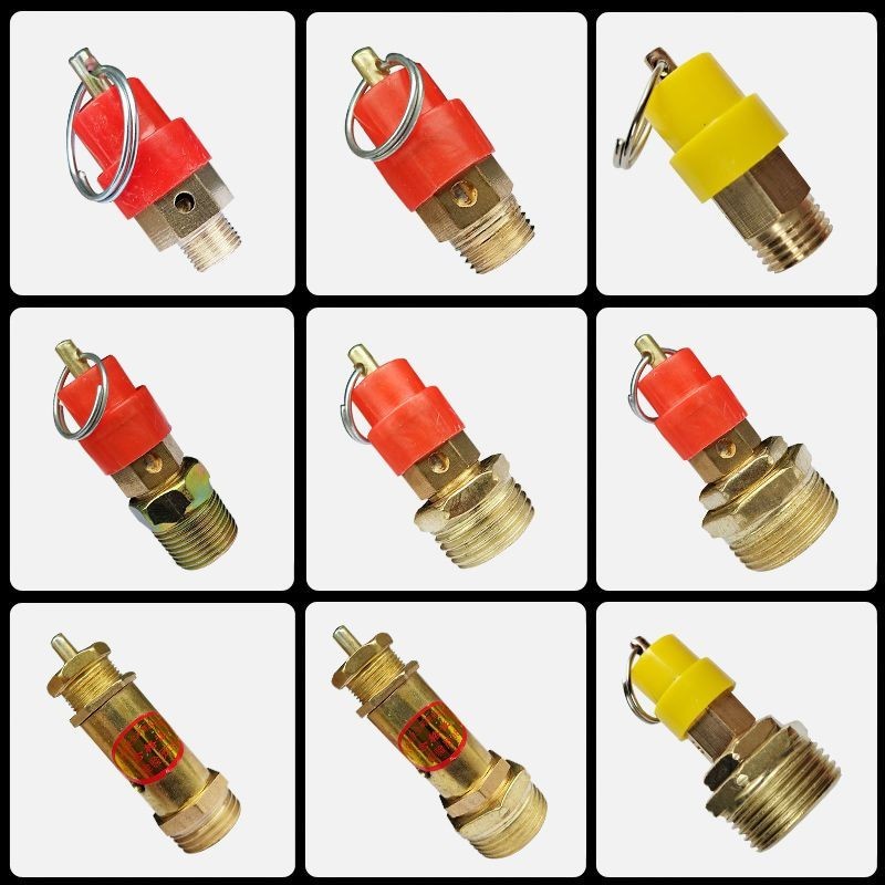 4.13 低價 小紅帽彈簧式空壓機排壓閥洩壓閥氣泵儲氣罐自動排氣閥2分4分熱賣