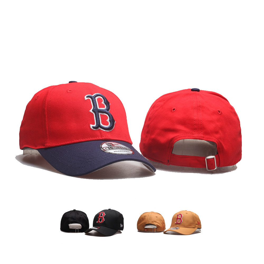 波士頓紅襪隊 Red Sox MLB 棒球帽  遮陽帽 嘻哈帽 彎帽 防晒帽 鴨舌帽 男女通用 配飾帽