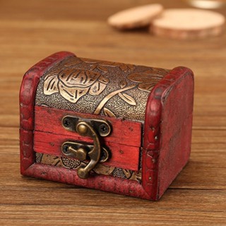 木製寶箱首飾盒復古收納木盒飾品禮盒