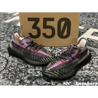 高品質 Sneakers Yeezy boost 350 v2 Yecheil 黑紅拼接 FW5190