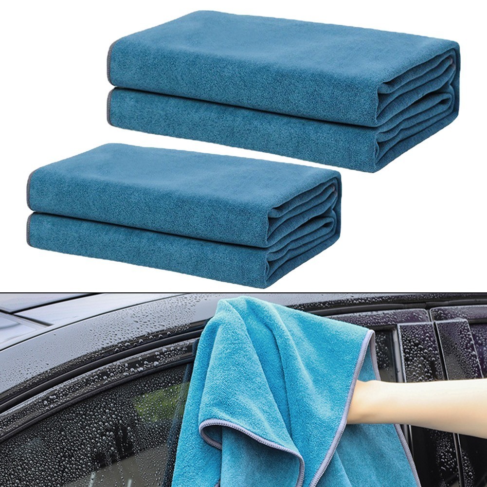 【熱賣】麂皮+珊瑚絨汽車乾燥毛巾假面清潔布吸水