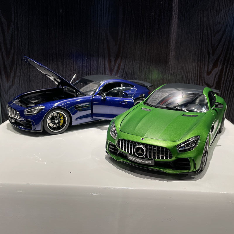 NOREV 1/18 賓士 GTR 2019 AMG 綠魔 超級跑車合金仿真汽車模型
