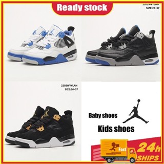 Top *142Ready Stock *Air Jordan 4 Retro kids shoes 嬰兒鞋男童鞋女童鞋