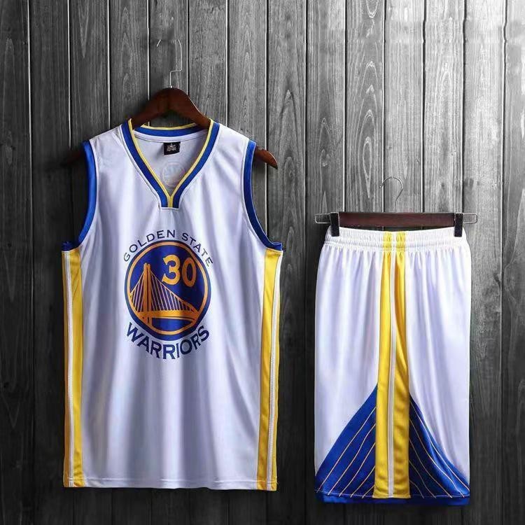 [Uhome] 男式和兒童籃球球衣 NO.30 Stephen Curry NO.35 Kevin Durant NO.