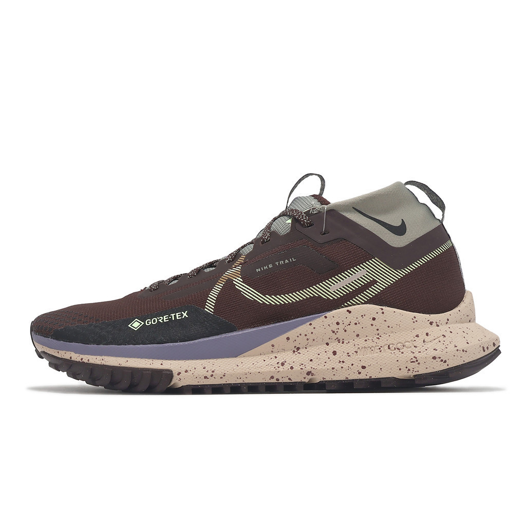 Nike 防水野跑鞋 React Pegasus Trail 4 GTX 男鞋 棕 綠 [ACS] HF5707-201
