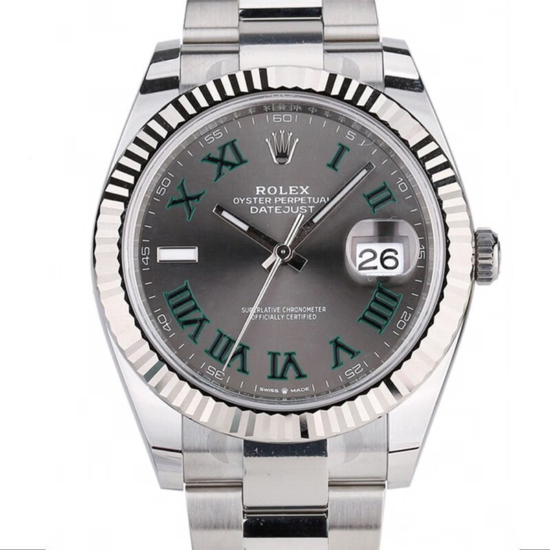 Rolexx Watches 41mm日誌型系列腕錶綠羅自動機械男手錶m126334