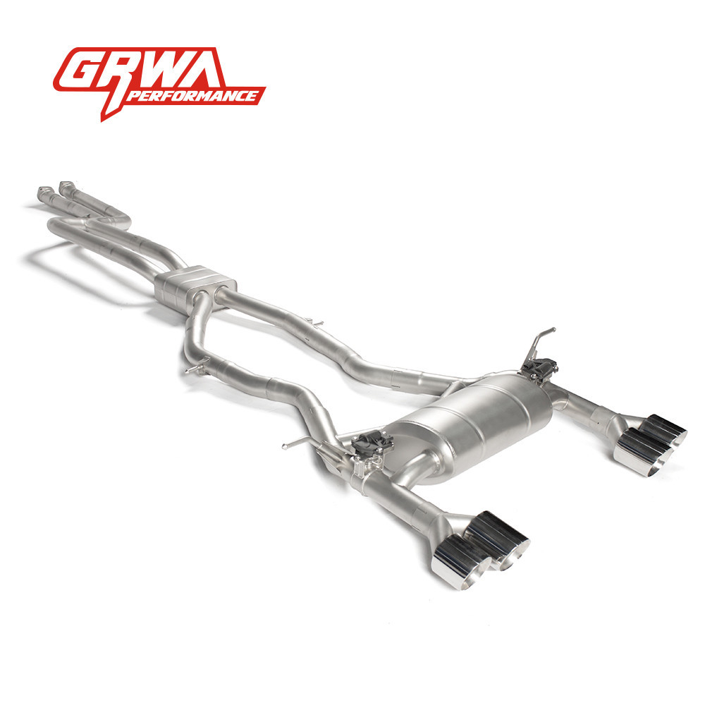BMW 工廠供應高性能排氣消聲器排氣系統汽車排氣管帶閥控制適用於寶馬 M4 GVMK