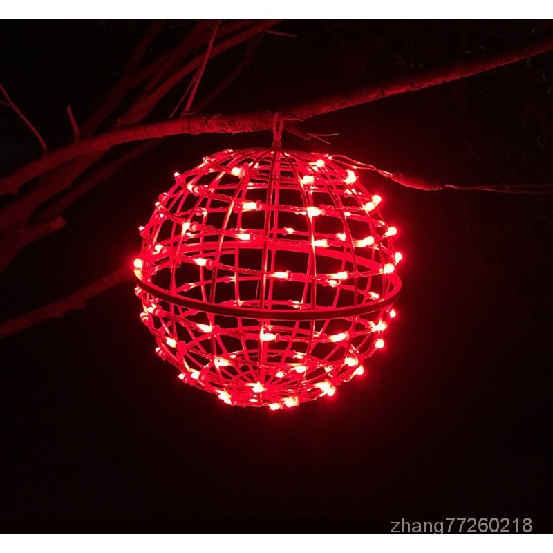 LED創意藤球燈 戶外街道節日防水掛樹圓球燈景觀工程亮化裝飾彩燈
