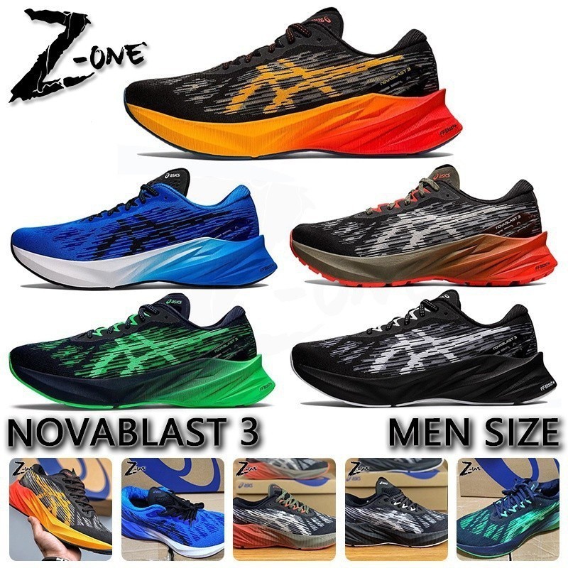 含包裝盒 高品質運動鞋男士輕便舒適跑鞋 Novablast 3 帶盒