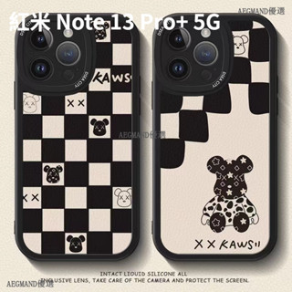 卡通小熊小羊皮紅米 Note 13 Pro+ 5G手機保護殼Note 13 Pro+ 5G手機殼 矽膠軟殼 防摔殼保護殼
