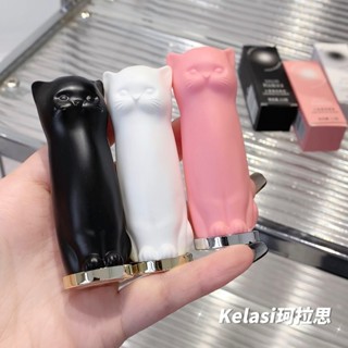 珂拉思貓咪潤唇膏防幹裂去幹皮淡化唇紋學生保濕滋潤補水口紅打底 貓咪潤唇膏 溫變口紅 凡士林潤唇膏 潤唇膏 護唇膏